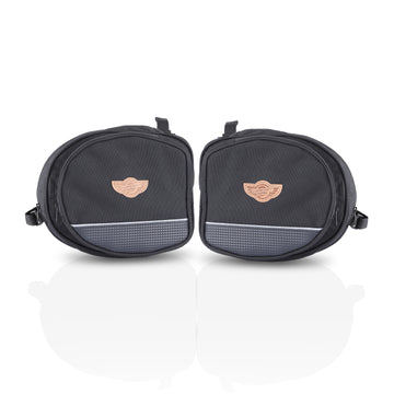 Side Frame Bag for Royal Enfield Himalayan 450 Motorcycle with Waterproof Inner Drybags.